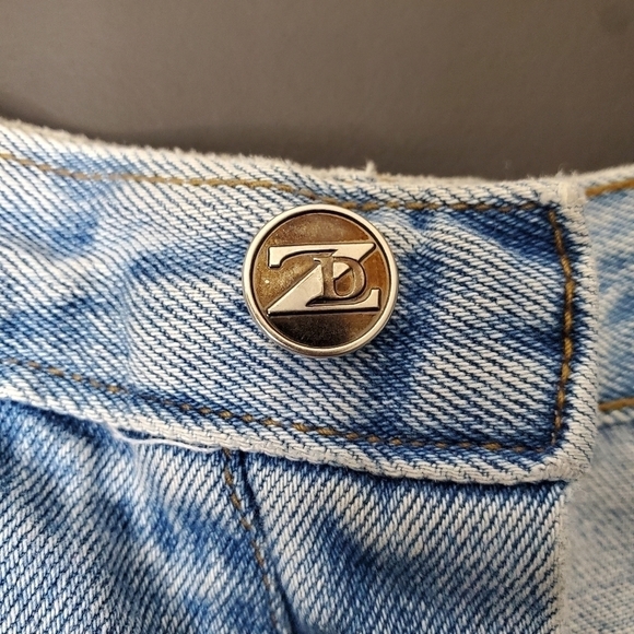 Zana Di Jean Light Wash Women's Size 13/14 Button Fly Shorts - Picture 4 of 13